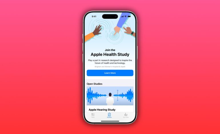 Apple lanza un ambicioso estudio de salud sin un enfoque específico