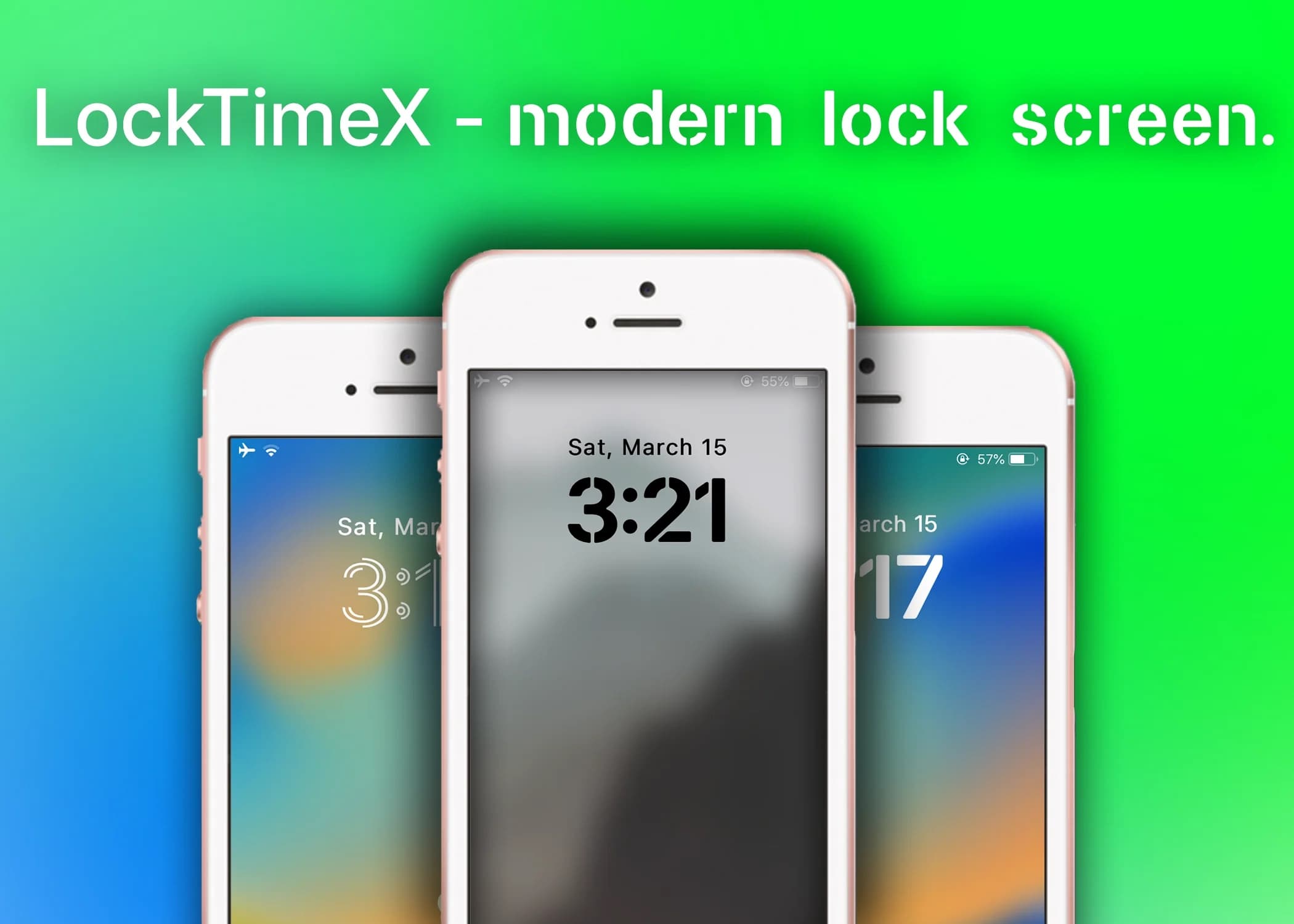 Transforma tu viejo iPhone: LockTimeX trae un aire fresco a las pantallas de bloqueo de iOS 9-12