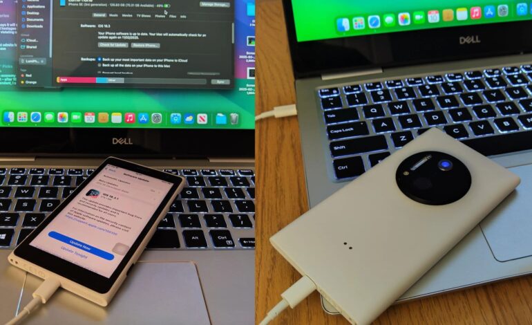 Un Redditor ingenioso convierte un Lumia 1020 en un iPhone SE 3 funcional